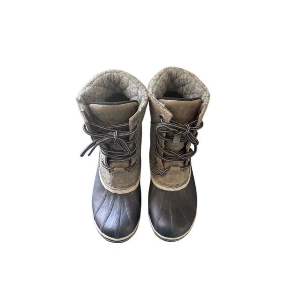 Sorel Slimpack II Womens Gray Lace Up Waterproof Insulated Winter Boots Size 8 - Picture 3 of 16